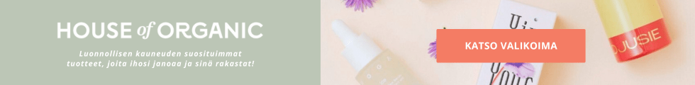 house of organic mainosbanneri